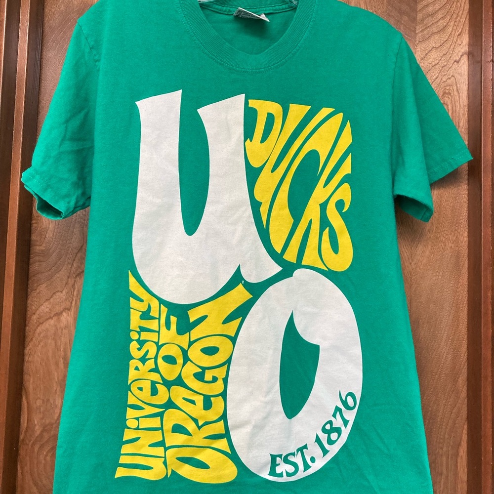 Green and Yellow Graphic Short Sleeve Tee